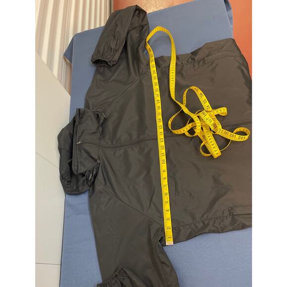 Spmor Women’s Waterproof Light Hooded Full Zip Jacket Color Black Size XXL - Picture 6 of 6
